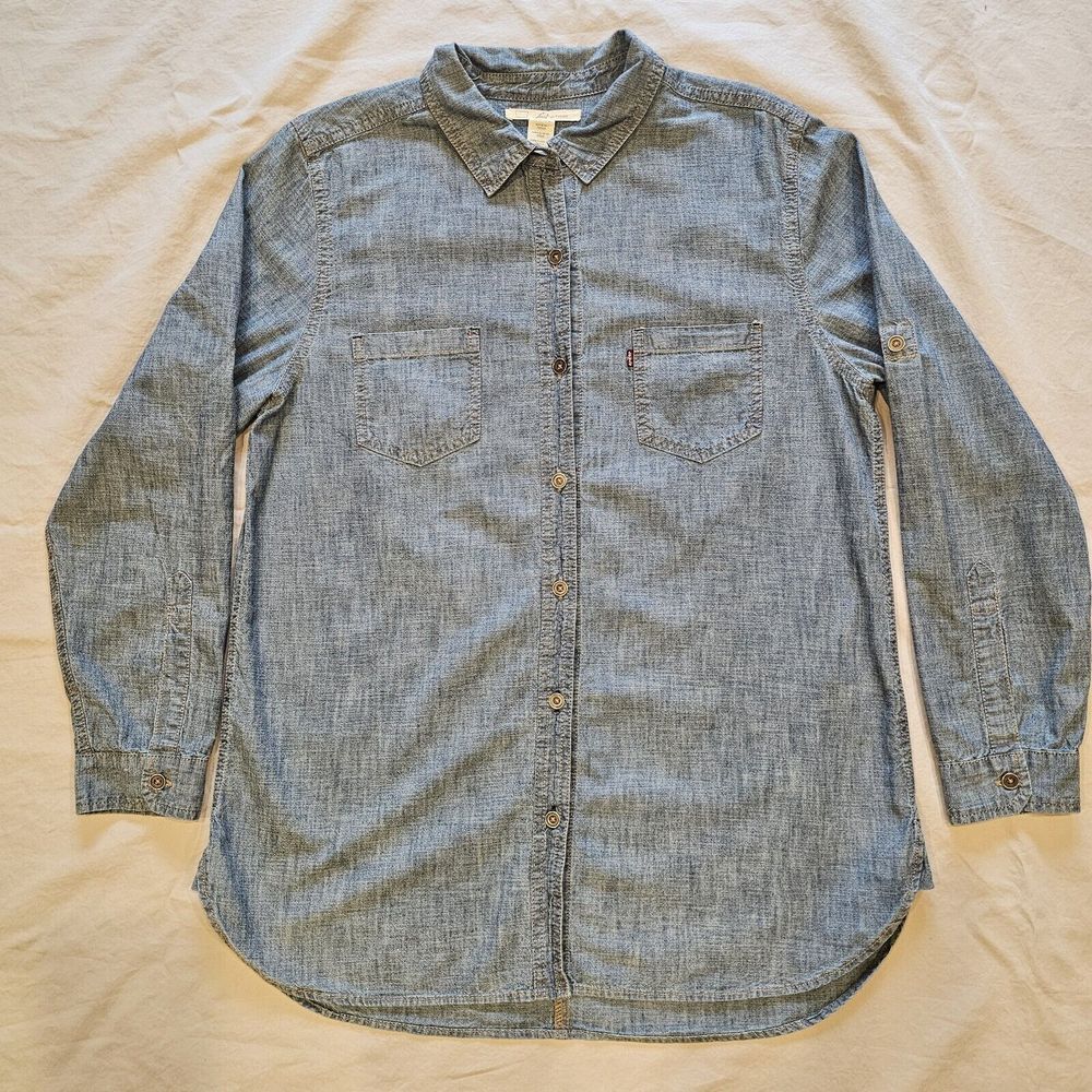 Levi's Blue Relaxed Fit Long Sleeve Button Down